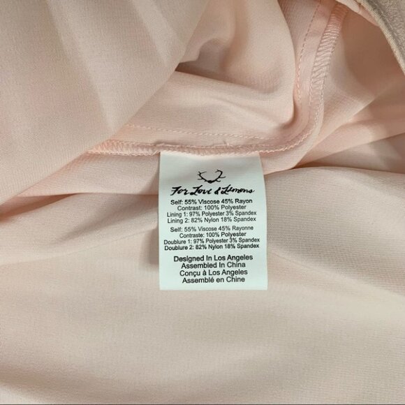 For Love and Lemons Sienna Mini Dress Keyhole Lace Dusty Rose Pink Size Small - Picture 12 of 16